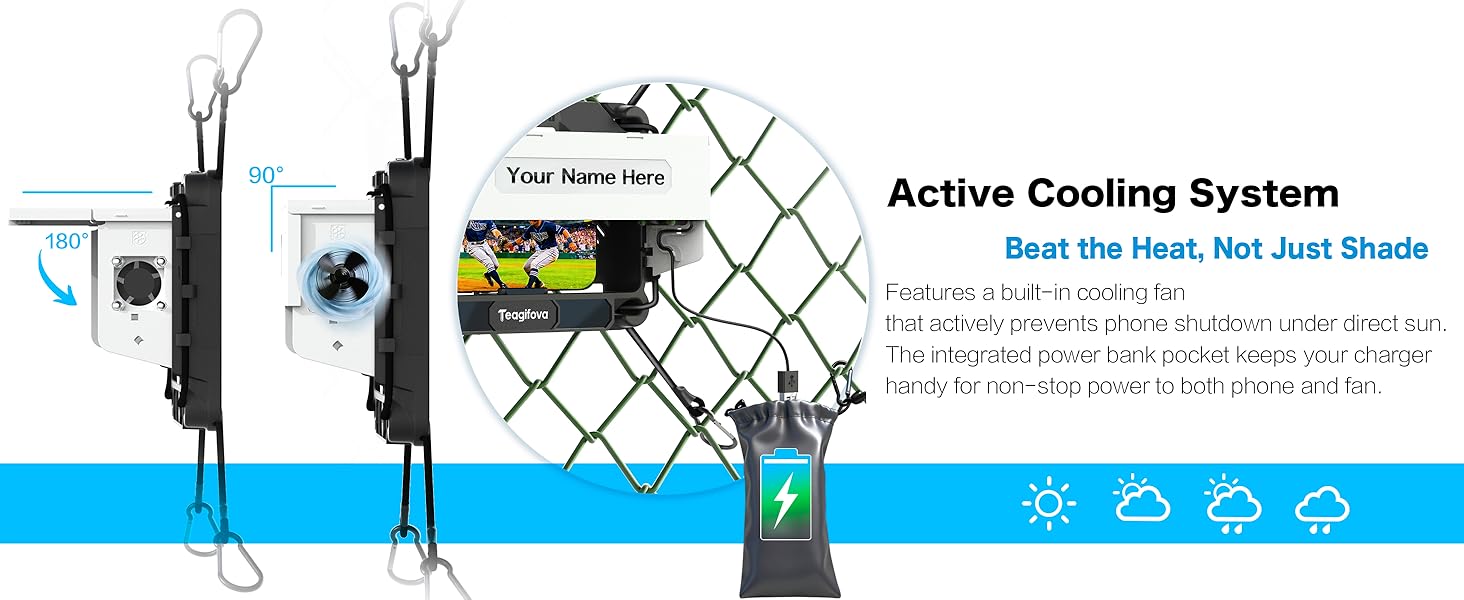 iphone fence mount