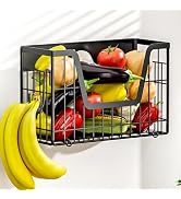 YIWANFW Magnetic Shelf for Fridge, Fruit Potato and Onion Storage Bins, Magnetic Spice Rack Shelv...