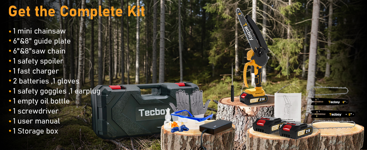 -IN-1 Mini Electric Chainsaw Cordless Portable Chain Saw for Makita 18V Battery Powered