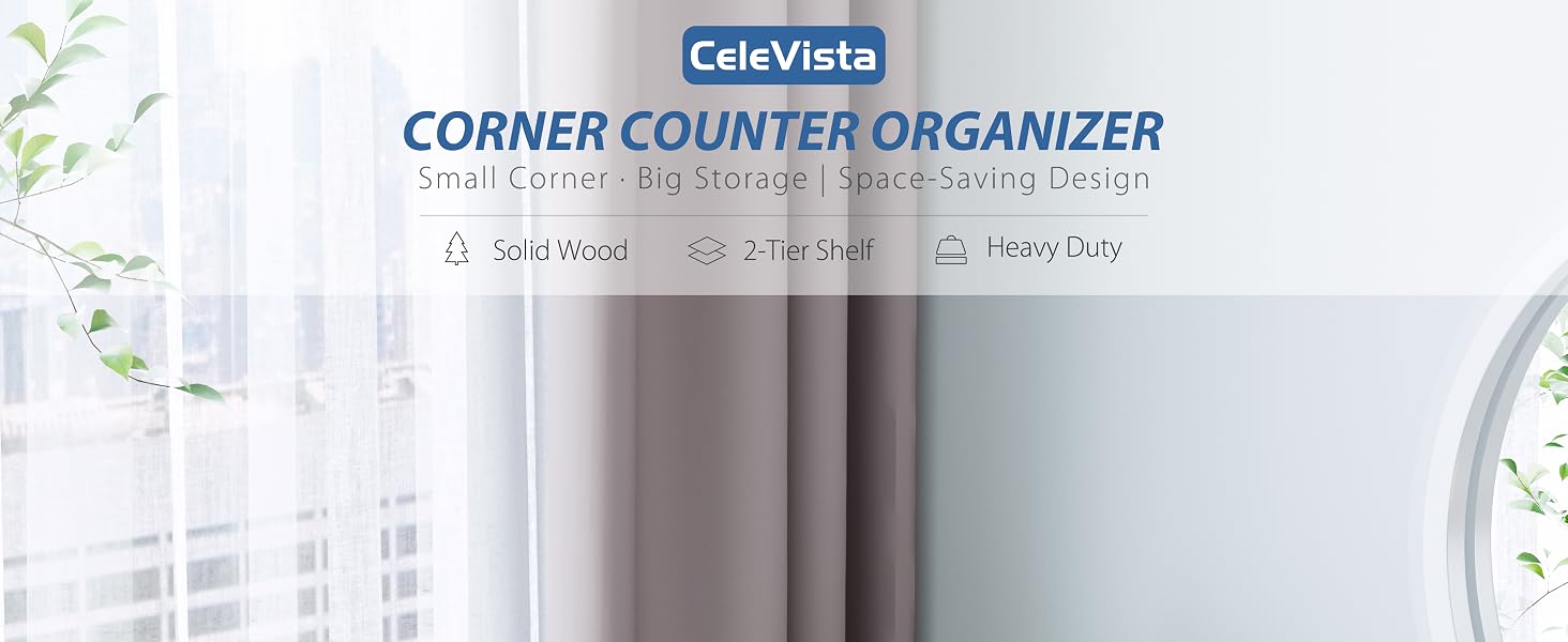 corner bathroom counter organizer