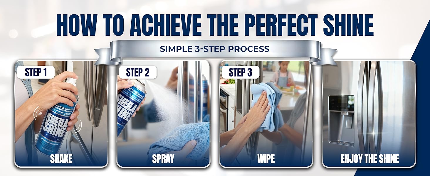Kitchen Appliances, Refrigerators, Sinks, Ovens &amp Grills Stainless Steel Appliance Cleaner Spray