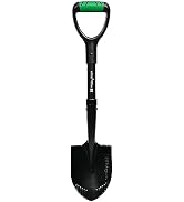 Hooyman Mini Digging Shovel with Heavy Duty Carbon Steel Construction, Ergonomic No-Slip H-Grip H...