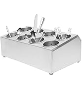 Akynjtbca Commercial Utensil Holder,Utensil Dispenser, Stainless Steel Flatware Organizers , Flat...