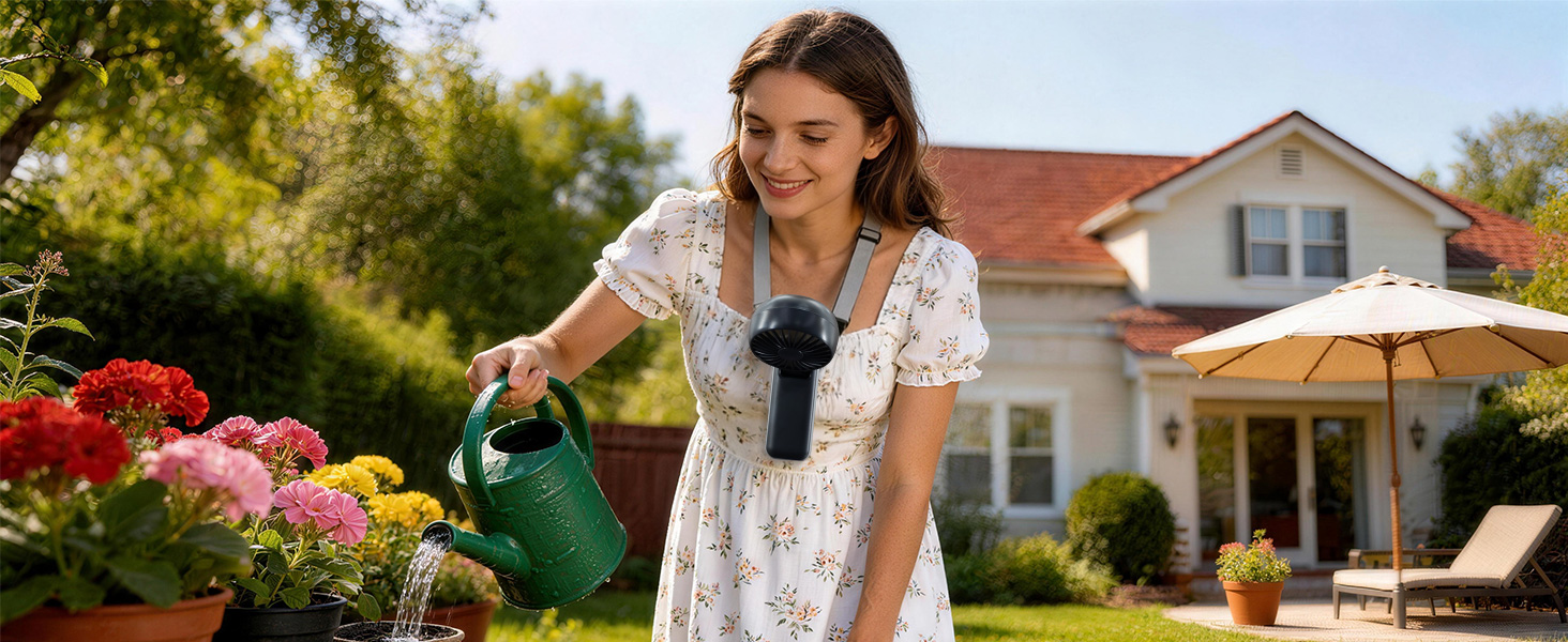 portable handheld turbo fan