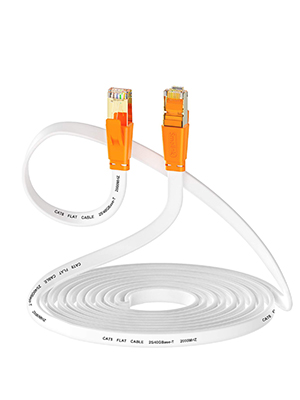 computers, laptops, printers, TV, XBOX, NAS, VoIP devices, network ethernet Cat8 patch cables