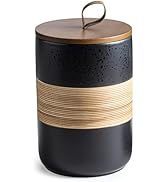 Miamolo Large Storage Containers with Lids, Ceramic Coffee Container Kitchen Food Storage Jars fo...
