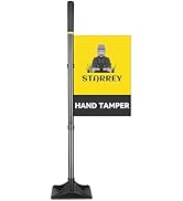 Tamper Tool 8"x8" Heavy Duty Steel Hand Tamper for Leveling Soil, Gravel, Sand, Asphalt Compactor...