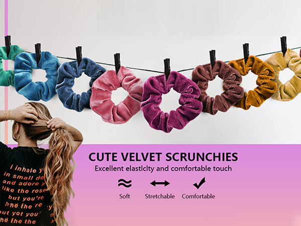 hair scrunchies