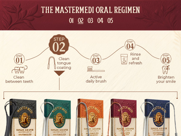 mastermedi copper tongue scraper