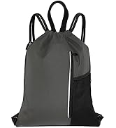 HOLYLUCK Men & Women Outdoor Sport Gym Sack Waterproof Drawstring Backpack Bag