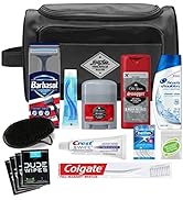 Convenience Kits International Men's Premium 15-Piece Kit wth Travel Size TSA Compliant Essential...