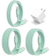 30W USB C Fast Charger, PD PPS Compact Wall Charger with 3 Pack Cables (2x1.2m+1x0.6m), Portable ...