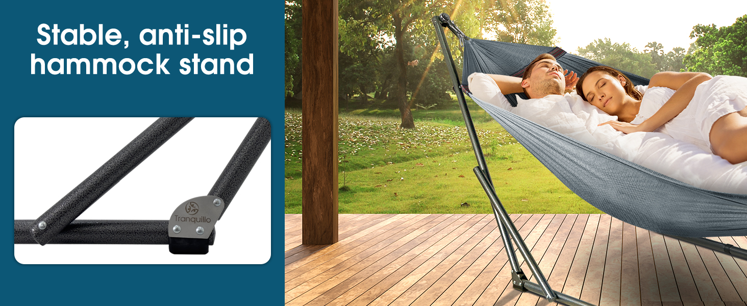 outdoor hammock with stand