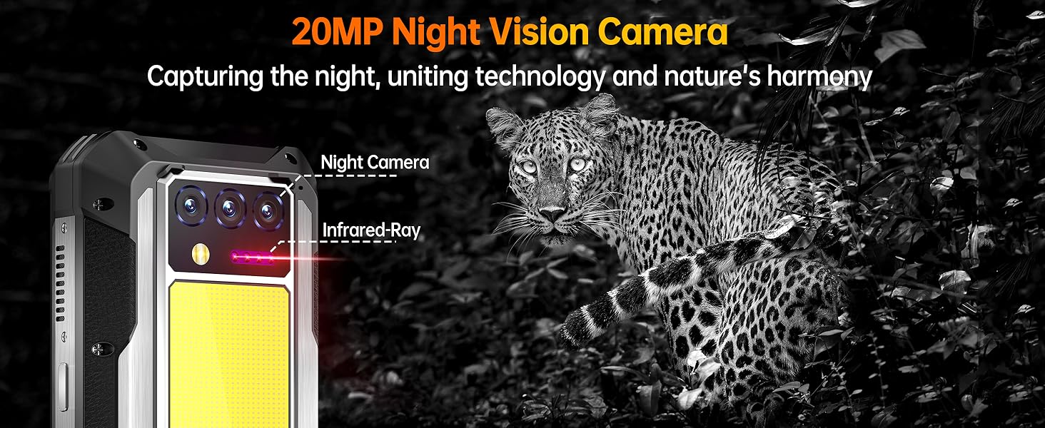 while the 20MP infrared night vision surpasses human visual limits