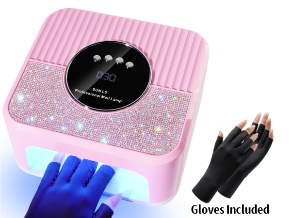 pink nail lamp