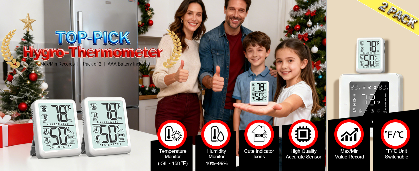 temperature and humidity monitor