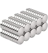 SMARTAKE 100 Pcs Refrigerator Magnets, Small Round Fridge Magnets, Multi-Use Premium Neodymium Of...