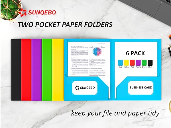 folders with pockets