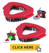 Scrub Brush Replacement Head for O Cedar EasyWrin Spin Mop 1 Tank System, Spin Mop Replace Head B...