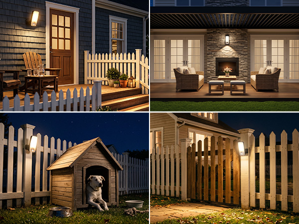 back porch/patio/pet area/fence gate
