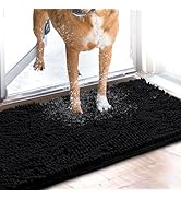 Muddy Mat AS-SEEN-ON-TV Highly Absorbent Microfiber Door Mat and Pet Rug, Non Slip Thick Washable...