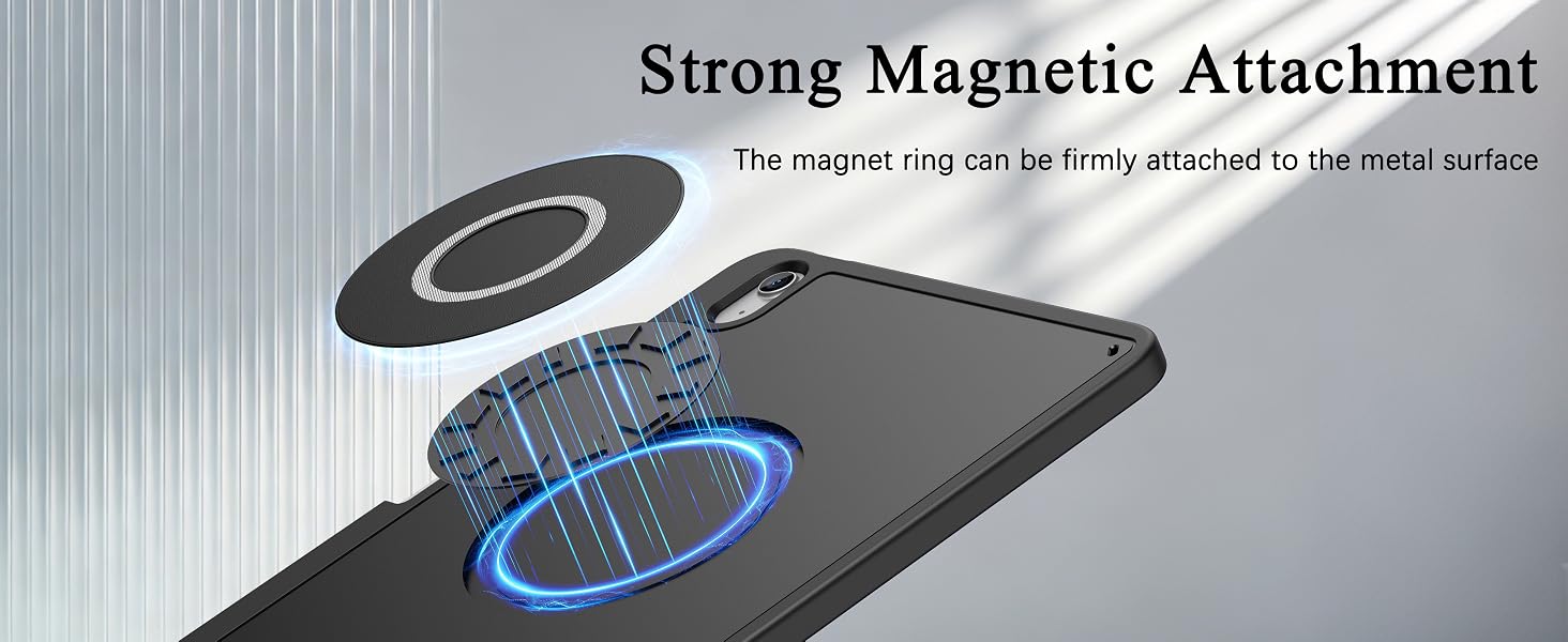 ipad a16 case strong magnetic attachment be firmly attached to the metal surface
