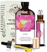 Lotus Essential Oil-Lotus Fragrance Oil 4.33oz (130ml)-100% Pure Natural Scent for Diffusers, Can...