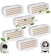 NewKe 6 Pack Deodorizer for PetSafe ScoopFree SmartSpin Self-Cleaning Cat Litter Box, Odor Contro...
