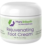 Mars Orthopedic Rejuvenating Foot Cream for Dry Cracked Feet, & Soreness – Natural Fast Acting Mo...