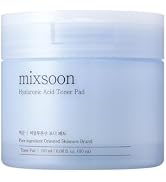 mixsoon Hyaluronic Acid Toner Pad - Deeply Hydrating and Refreshing Facial Pads, Triple Hyaluroni...