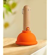 Amaredom Plunger Night Light, Cute Plunger Lamp, Wooden Bar Silicone Funny Nightlight, Rechargeab...