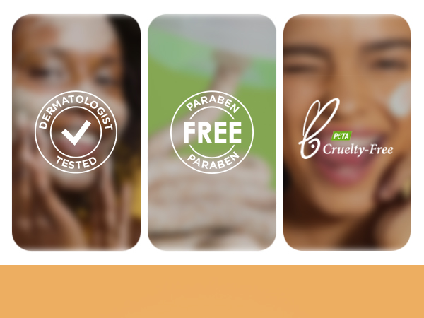 Dermatologist Tested Paraben Free PETA Cruelty Free