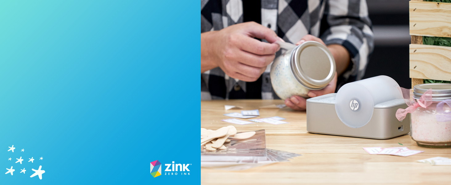 hp zink printer label maker craft sticker