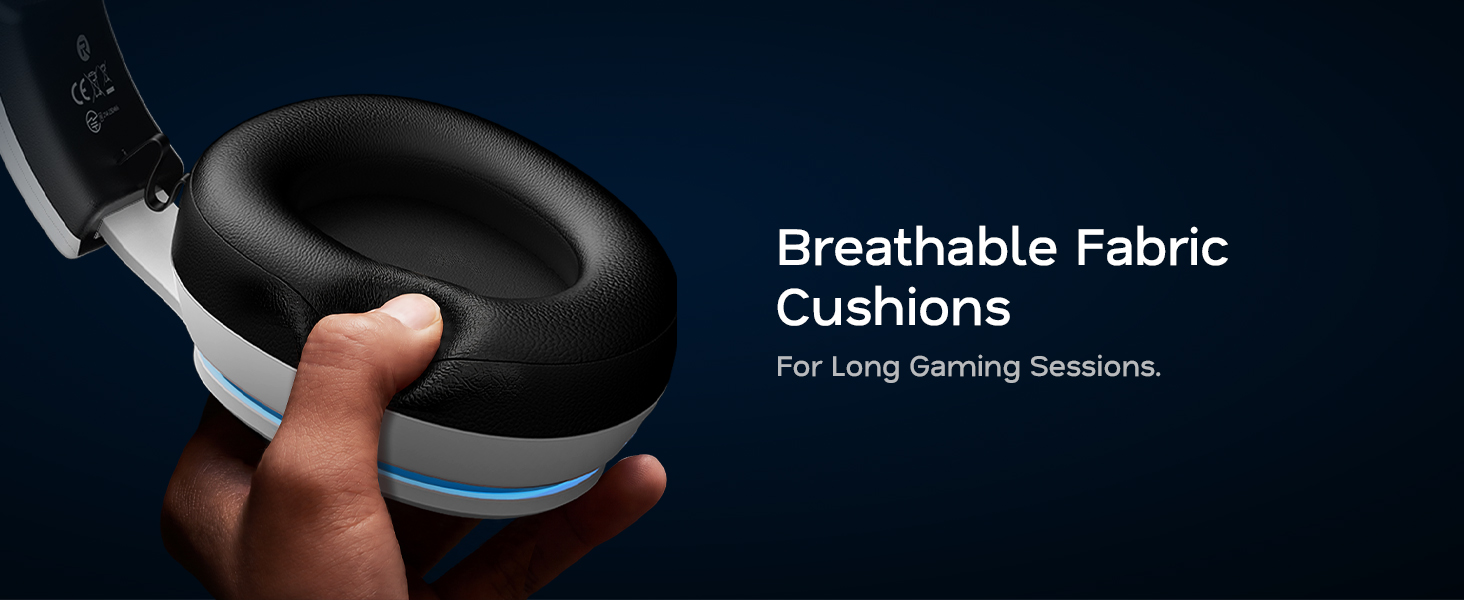 Breathable Fabric Cushions, For Long Gaming Sessions.