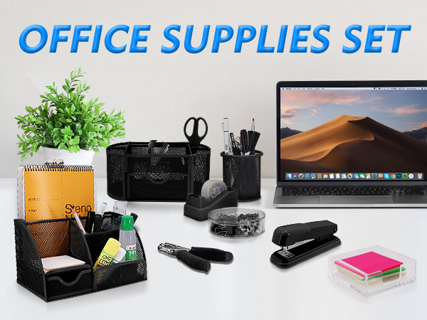 office supplies set