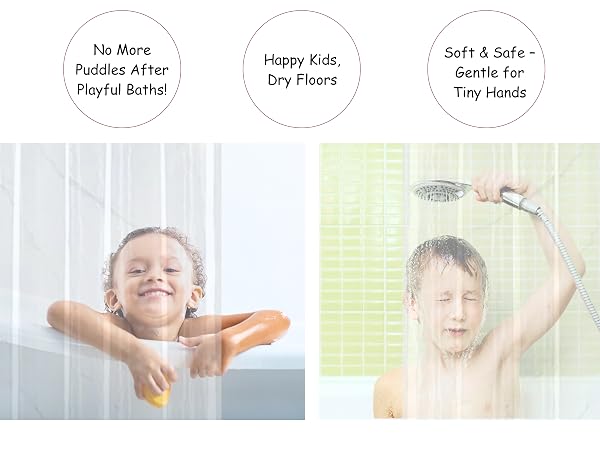 Shower Curtain Liner 72 x 72 | Heavy-Duty Clear PEVA, 90 GSM Premium Thickness