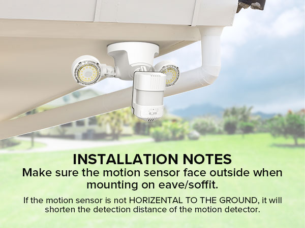 outdoor motion sensor light