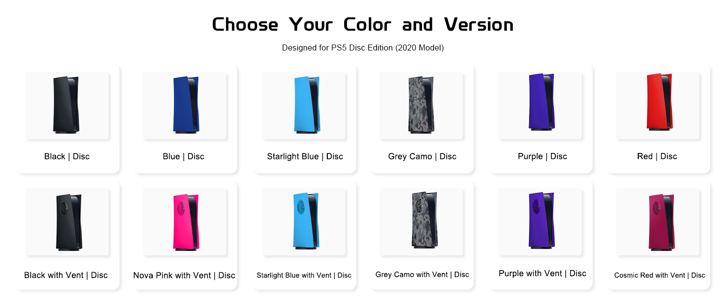 ps5 cover plates