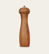 ManGotree Wooden Pepper Grinder, Adjustable Coarseness Pepper Mill, Refillable Manual Salt Grinde...