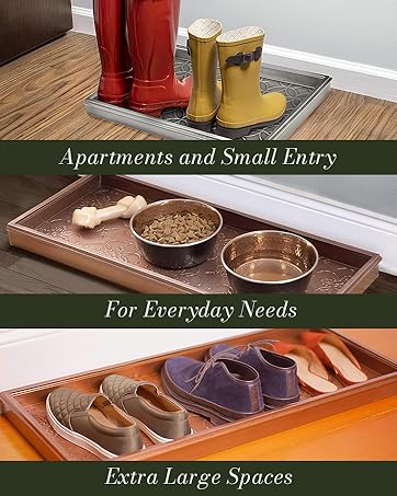 apartment boot tray small entryway shoe trays