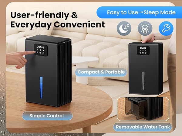 portable dehumidifier