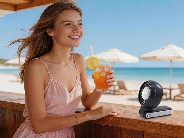 portable handheld fan rechargeable