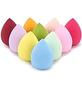 BTYMS 10 Pieces Makeup Sponge Blenders Beauty Sponges Egg Shaped Blending Sponge Foundation Appli...