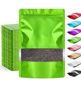 Funfery 100 Pcs Smell Proof Packaging Bags,Mylar Clear Bags for Food Storage,Sealable Bags for Pa...