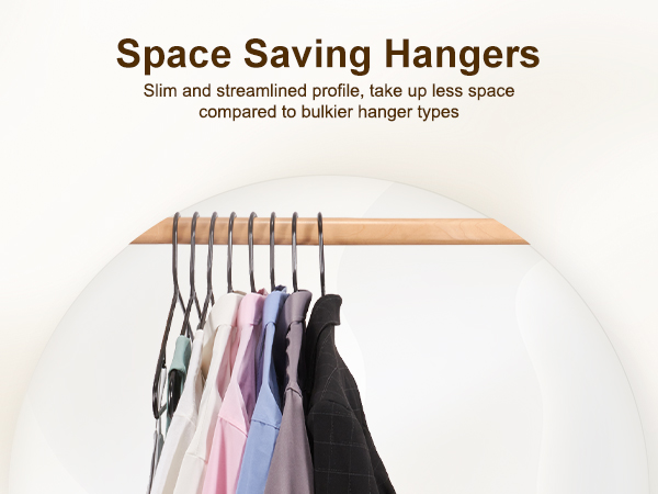 slim hangers space saving