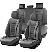Coverado Car Seat Covers Full Set, Seat Covers for Cars, Front Seat Covers and Back Seat Cover Wa...