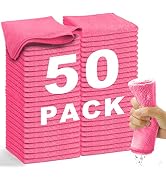 WEAWE Microfiber Cleaning Cloth-50Pcs (13x13 inch) 2100 Series Ultra Soft Highly Absorbent Rags f...