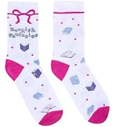 TILISMA Book Lovers Gifts | Book Club Socks for Women | Reading Socks for Bookworms, Avid Readers...