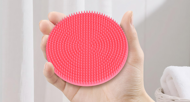 silicone body scrubber african net sponge authentic exfoliating deep cleansing body exfoliator