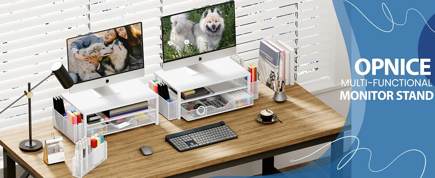 monitor stand for desk organizers and accessories computer stand riser office organization desktop